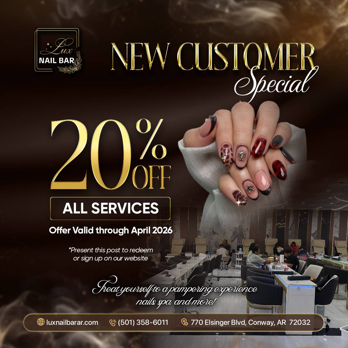 🌟 Lux Nail Bar - Promotions 🌟
